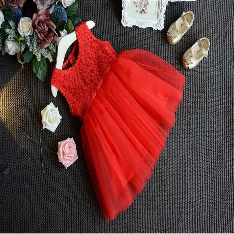 Кружевное платье с цветочным принтом для девочек элегантное детское подружки