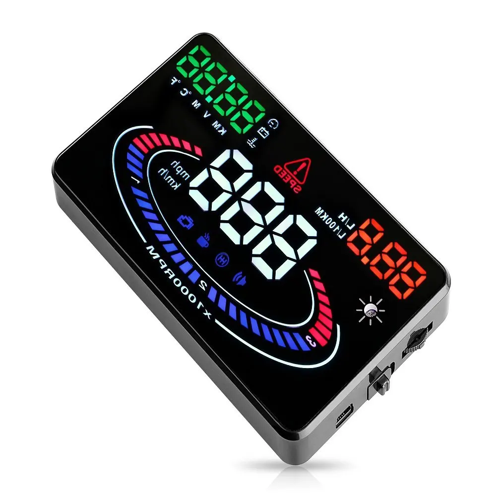 New Multi-function 5.5 Inch HUD Car Head Up Display Auto Projector Over Speed Alarm 2D Vision Reflection OBD2 Interface | Автомобили и