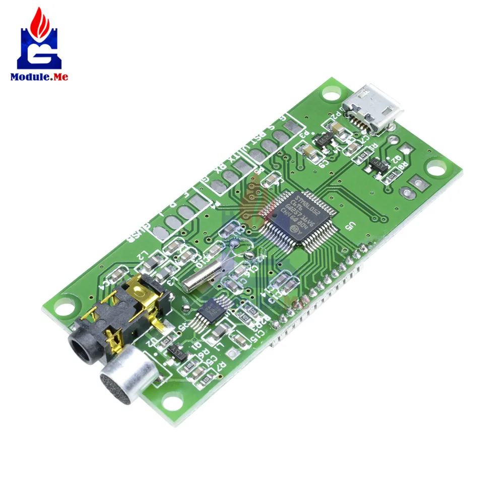 87-108 МГц DSP& PLL цифровой беспроводной микрофон стерео аудио FM приемник модуль Diy Kit электронный модуль платы блока программного управления