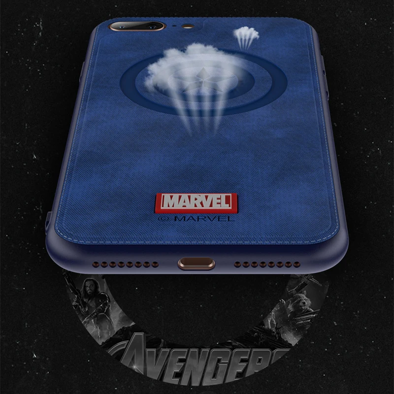 Популярный бренд Marvel Оригинальный чехол для телефона iPhone 7 8 Plus X XS MAX XR Мстители