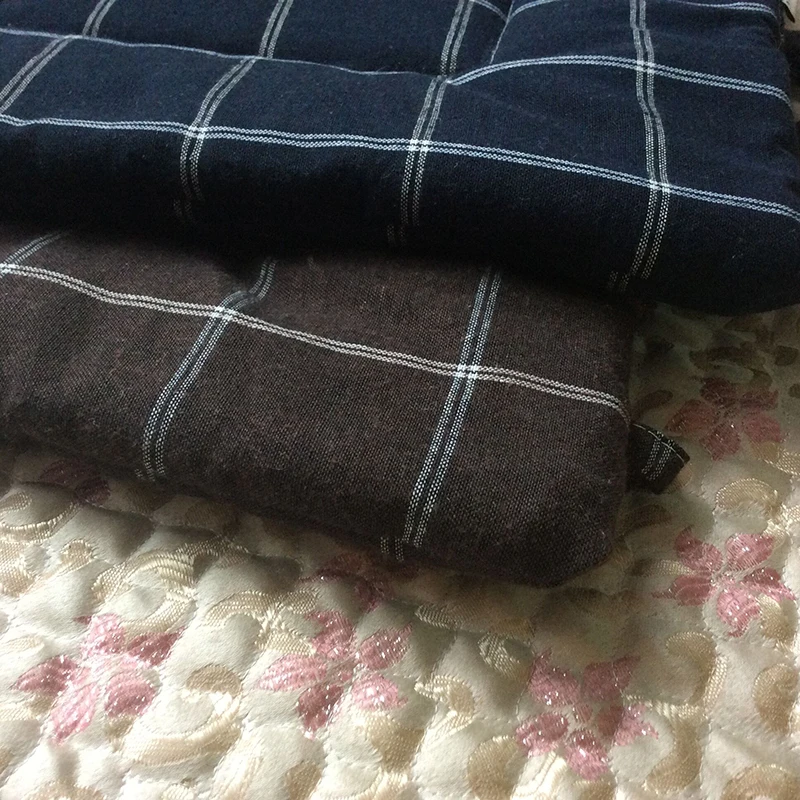 4 Цвета большого размера модная клетчатая Подушка офисного стула коврик