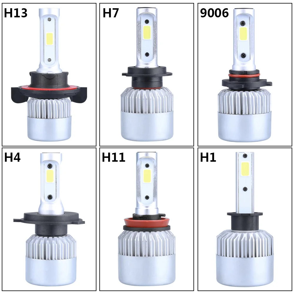 Светодиодные лампы для авто Н7 LED H4 H7 H11 удар водить автомобиль Фары для авто комплект 16000LM 110 Вт H7 LED 12 В 9005 9006 9007 6500 К авто спереди лампы света тумана автомобилей Стайлинг