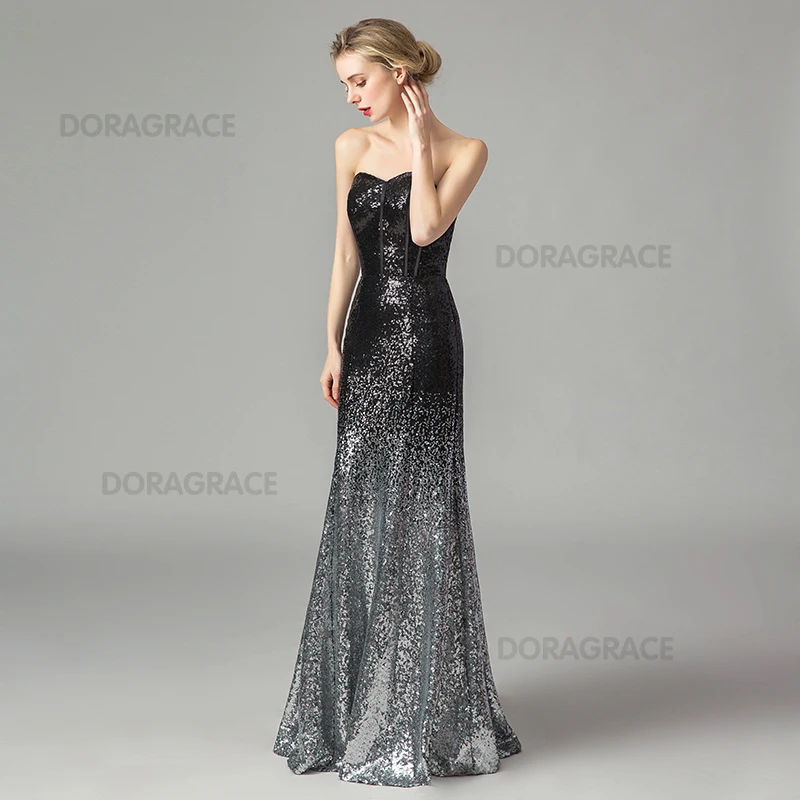 Doragrace robe de soiree в наличии милое платье покроя "Русалка" без рукавов Выпускные