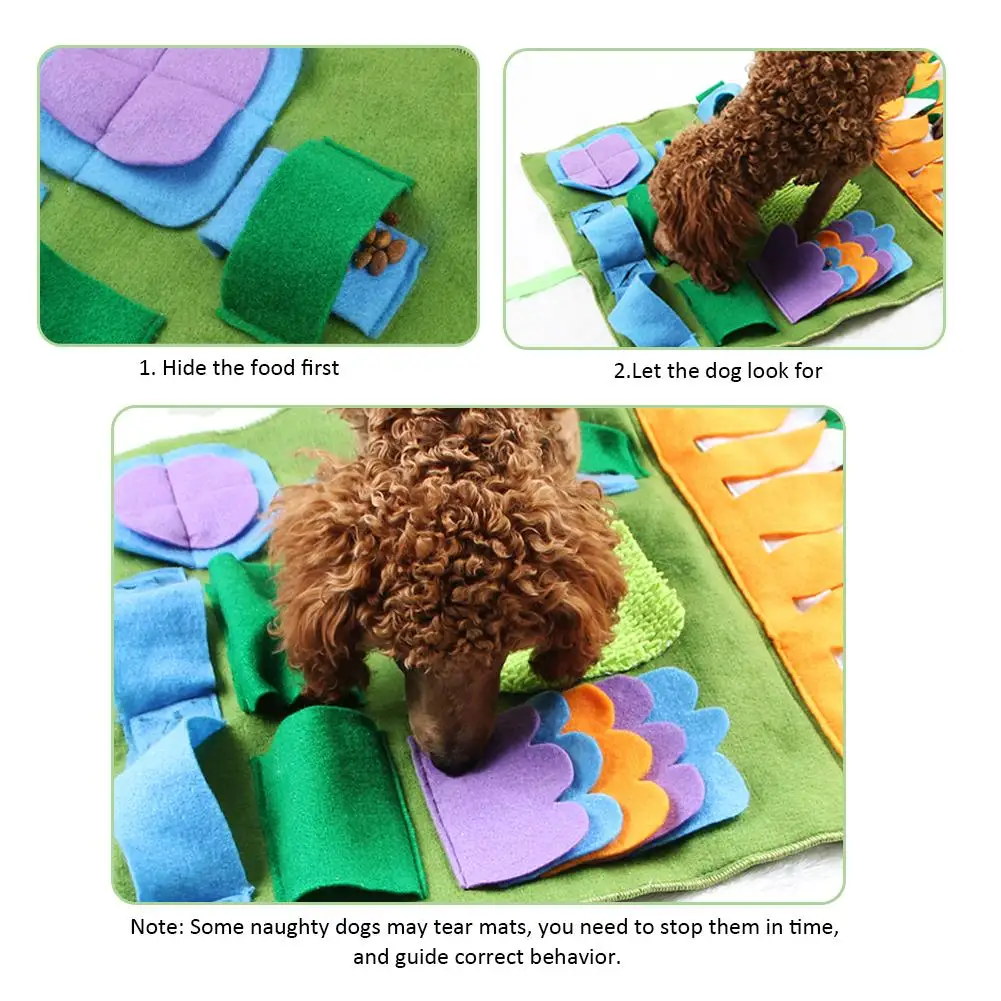 Коврик для собаки моющийся тренировочный коврик пахнущий головоломка игрушки