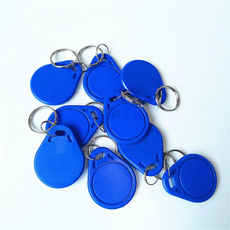 Keyfob A IC+ ID двойные RFID/NFC Брелки EM4100 и FM11RF08 2в1 S50 RFID и NFC композитная карта 125 кГц RFID 13,56 МГц NFC Брелок жетон(1 шт - Цвет: Keyfob A