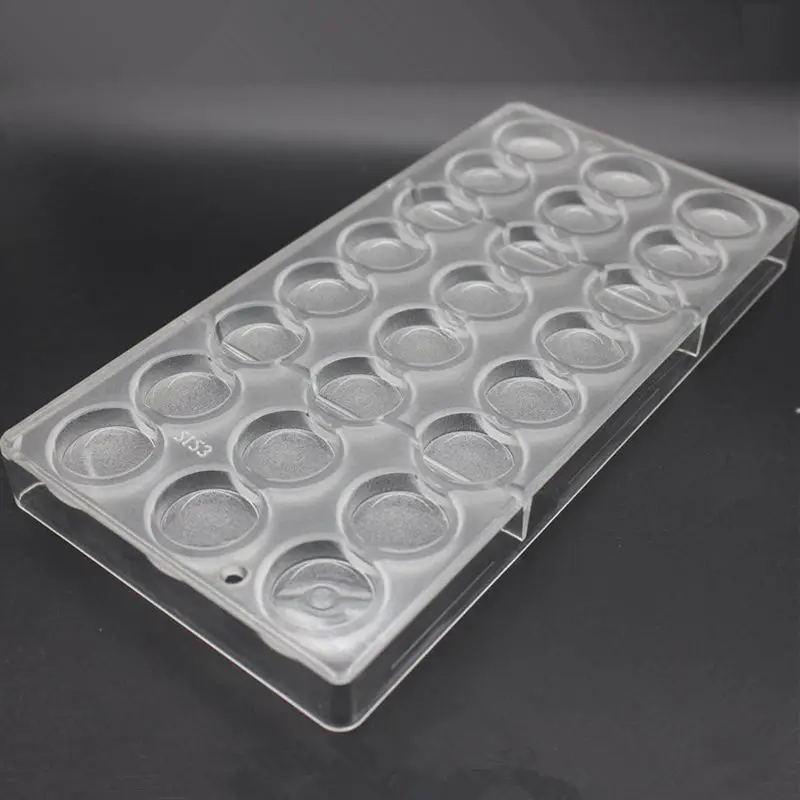 Round Shaped New Polycarbonate Sweet Candy Mold Poly-carbonate Chocolate Mould | Дом и сад