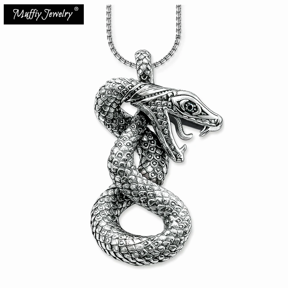 

Black Snake Pendant Necklace,Europe Style Soul Fashion Good Jewelry For Women,2017 Gift In 925 Sterling Silver,Super Deals