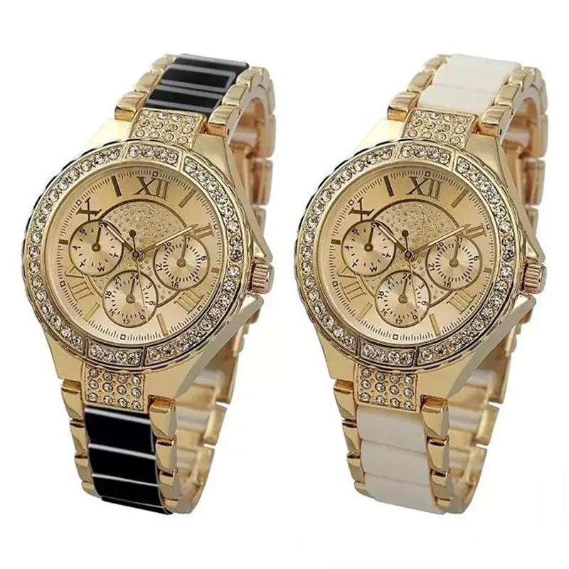 

Womens Top Brand Luxury Wristwatches Crystal Rhinestone Watch Ladies Fashion Quartz Bracelet Watches Women relogio feminino