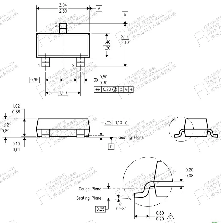 Новый оригинальный REF3040AIDBZR REF3040 печать R30E пакет SOT23 | Электронные компоненты и