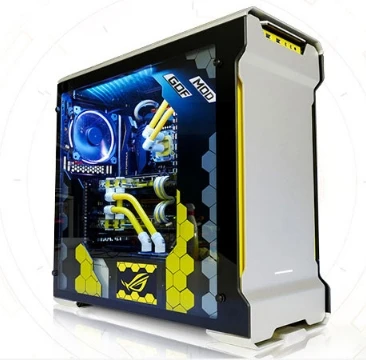 Процессор i9 7900X RAM 32G SSD 500 Гб настольный компьютер ПК с водяным охлаждением чехол