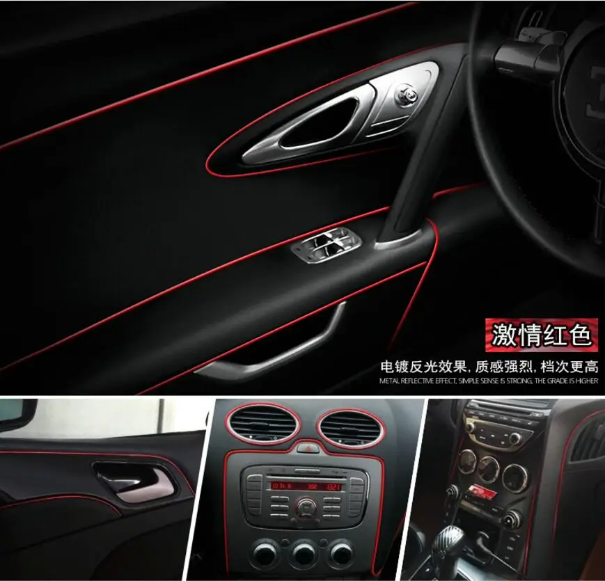 Красные золотые синие наклейки для украшения интерьера автомобиля Для Dodge Durango 3