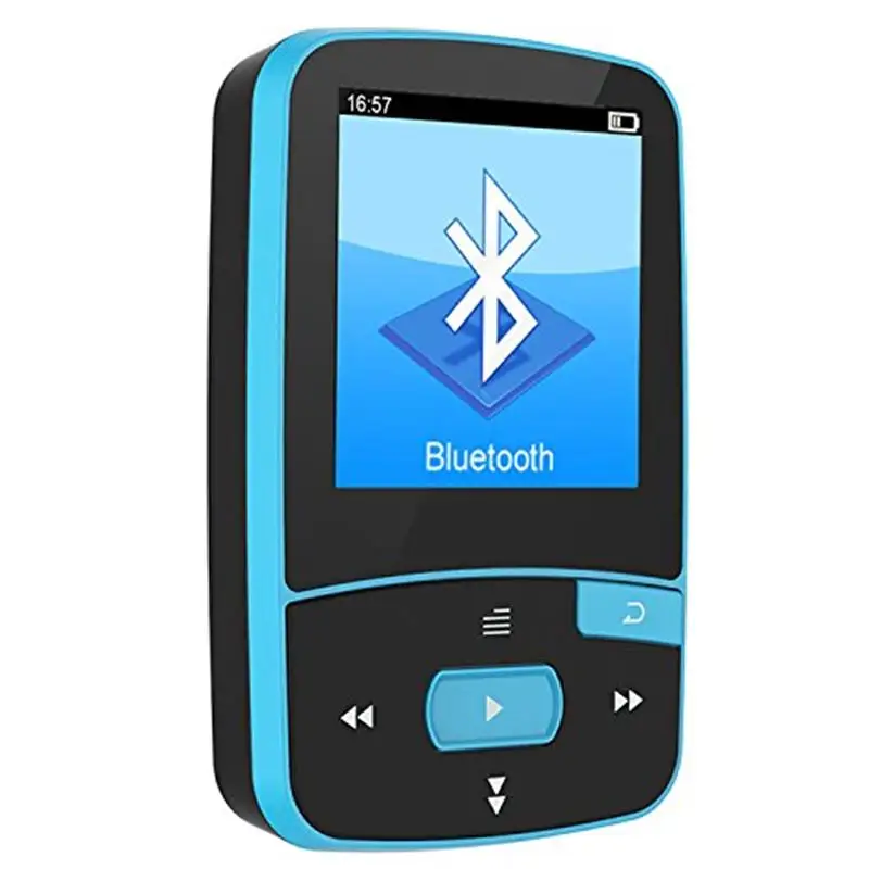 Мини Клип Спорт Bluetooth 4,2 MP3 плеер новая версия MP3 музыкальный плеер с FM, рекордер, поддержка TF/SD карты+ повязка на руку
