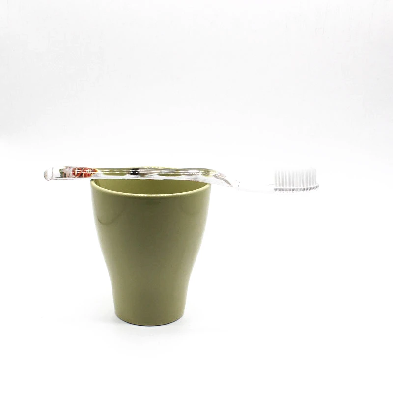 Зубная щетка es Escova De Dente с мягкой щетиной классическим пейзажным рисунком