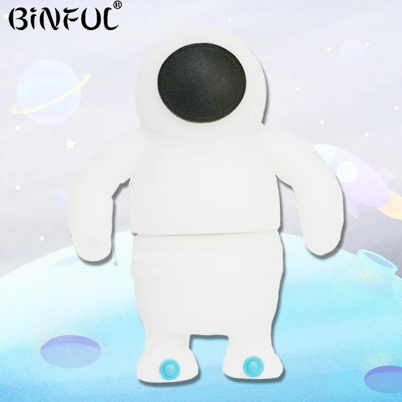 USB флеш накопитель в форме космонавта человека 4 ГБ 8 16 32 64 128 ГБ|USB флэш-накопители| |