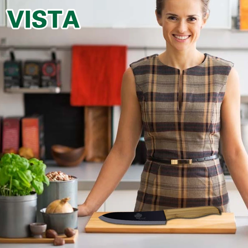 Набор керамических кухонных ножей шеф нож повара 5 дюймов держатель Овощечистка