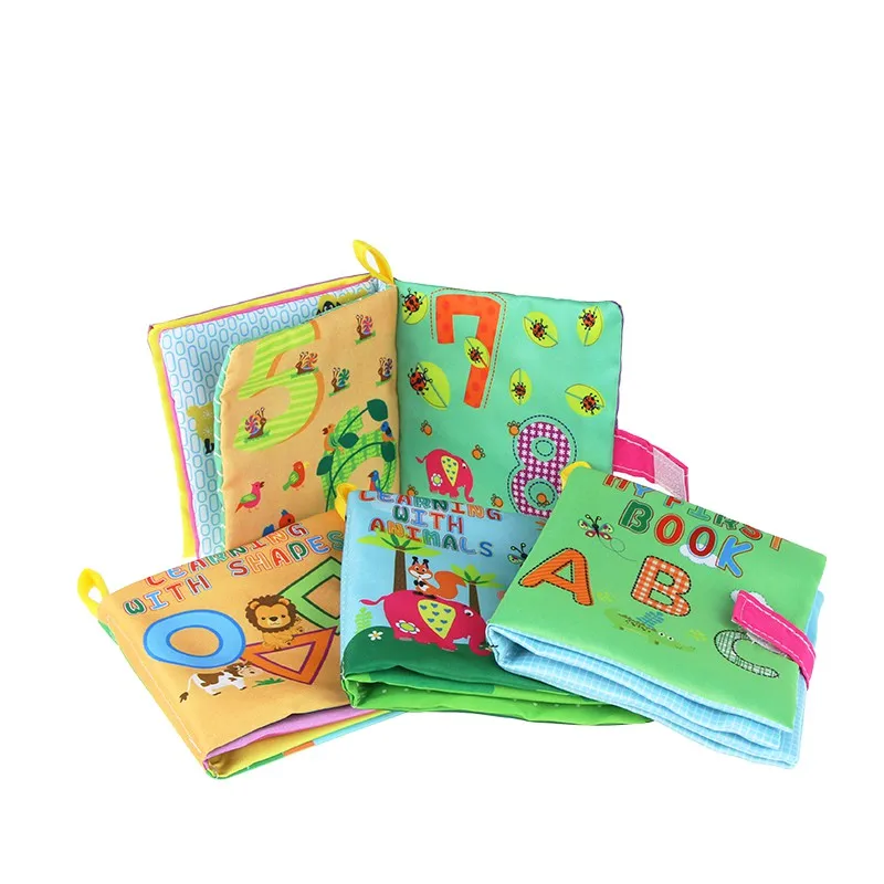 Развивающие игрушки для детей битвы книжки из мягкой ткани шуршит звук