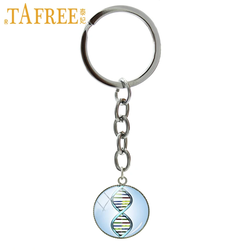 Цепочка для ключей TAFREE в форме ДНК восхитительный и милый брелок мужчин женщин