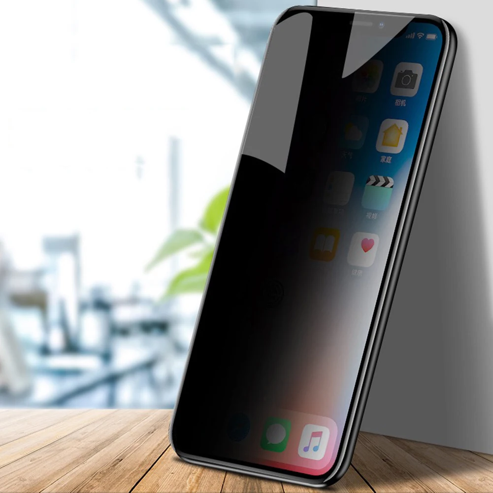 Защита для экрана из закаленного стекла iPhone XS MAX XR X Антибликовая пленка защиты