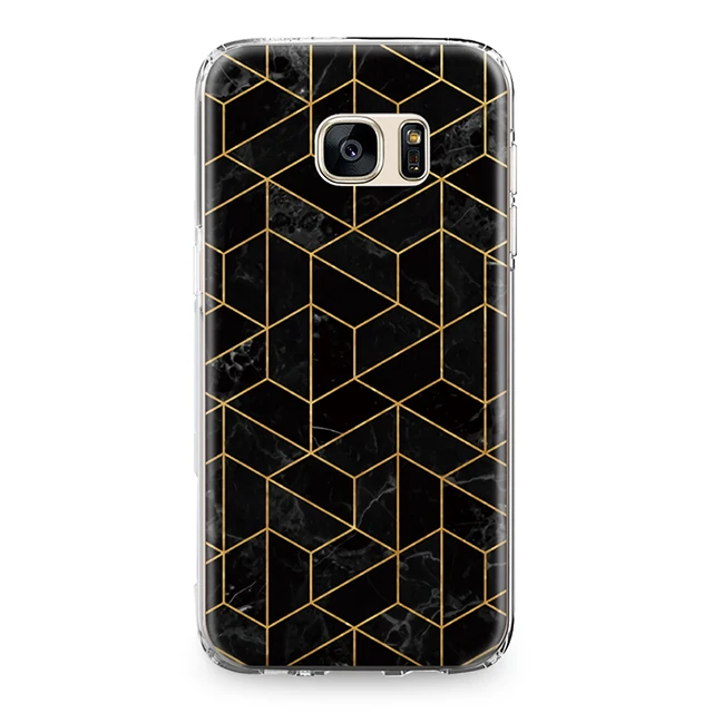 Для samsung Galaxy J3 J5 J7 A3 A5 A8 мягкий чехол для задней крышки с каймой золотистого цвета мозаика Мрамор силиконовый чехол с бантом Fundas - Цвет: 3113
