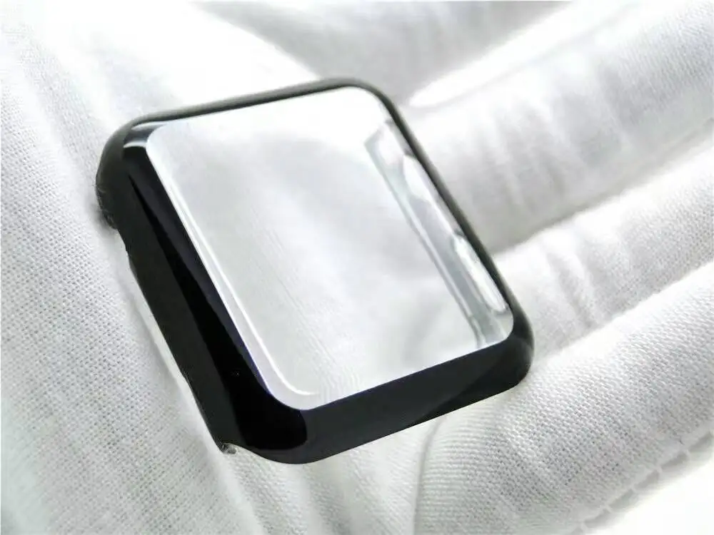 Металла Гальваника чехол для apple watch полное покрытие я смотреть экран укрытия