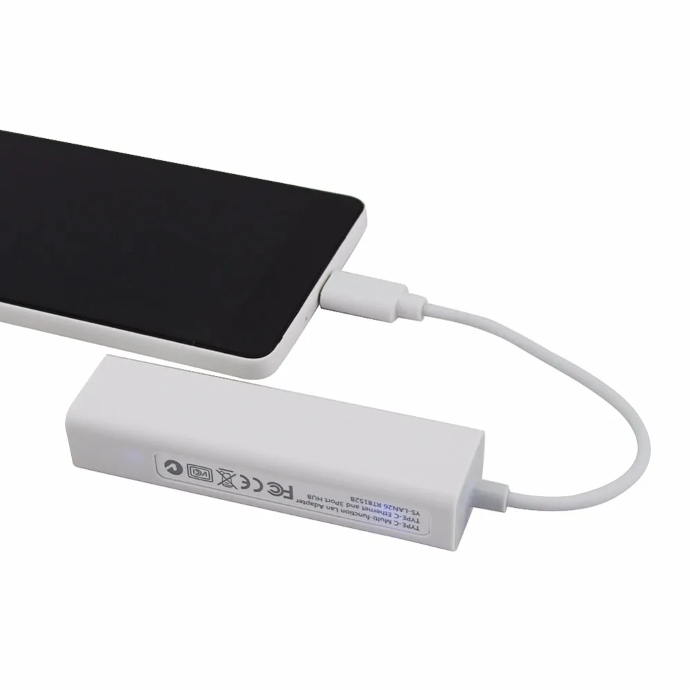CHYI USB 3 1 Type C Многофункциональный Lan адаптер RJ45 Ethernet порта концентратор