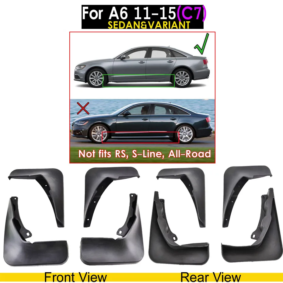 Оригинальные Автомобильные Брызговики XUKEY для Audi A3 A4 A6(8E 8P B6 B7 C6) Брызговики крыло брызговиков автомобильные аксессуары