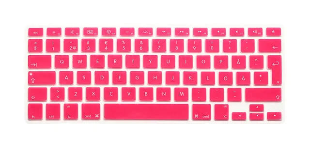Для Apple MacBook air Pro 13 15 17 шведская буква силиконовая EU/UK Крышка для клавиатуры