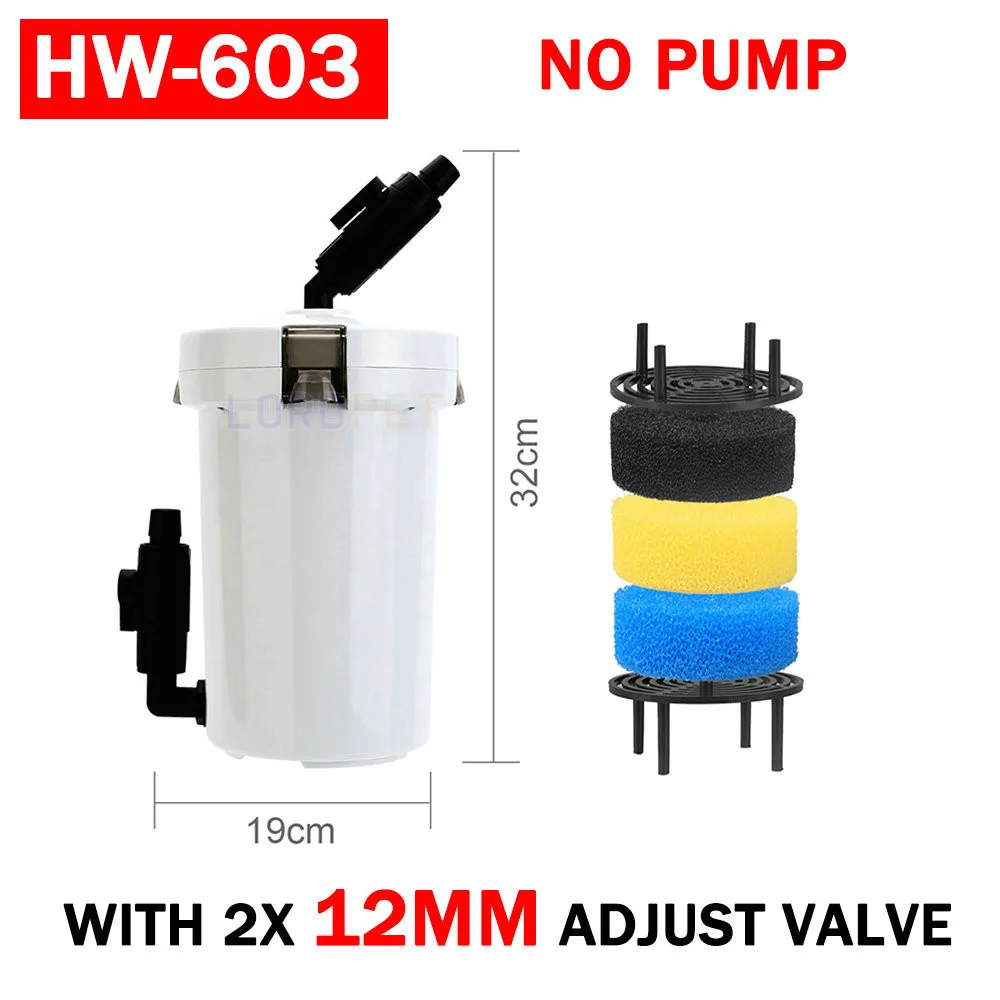 SUNSUN 6 Вт фильтр для аквариума Настольный Аквариум Внешний фильтр 400L/H 220V 110V HW-602B HW-603B HW-602 HW-603 - Цвет: hw-603 pre filter
