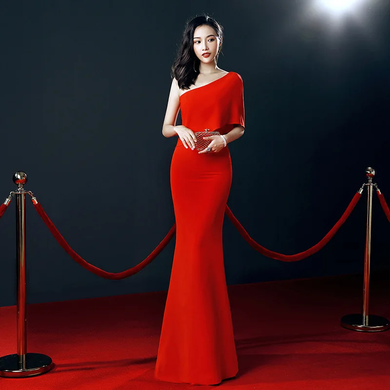 Вечернее Длинное платье Ципао в стиле ретро сексуальное облегающее свадебное