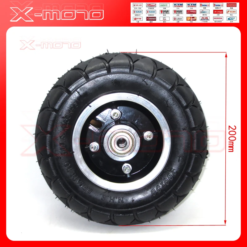 Шина для электрического скутера с Ступицей Колеса 8 дюймов шина 200x50