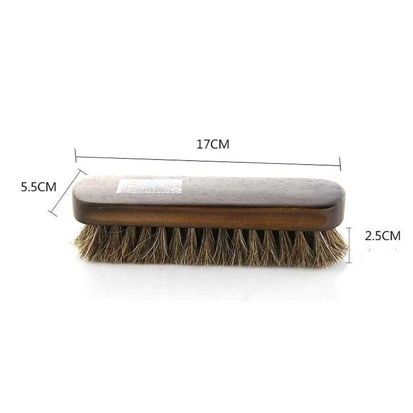 1 шт. щетка для обуви из конского волоса инструмент полировки масла скраб замши и