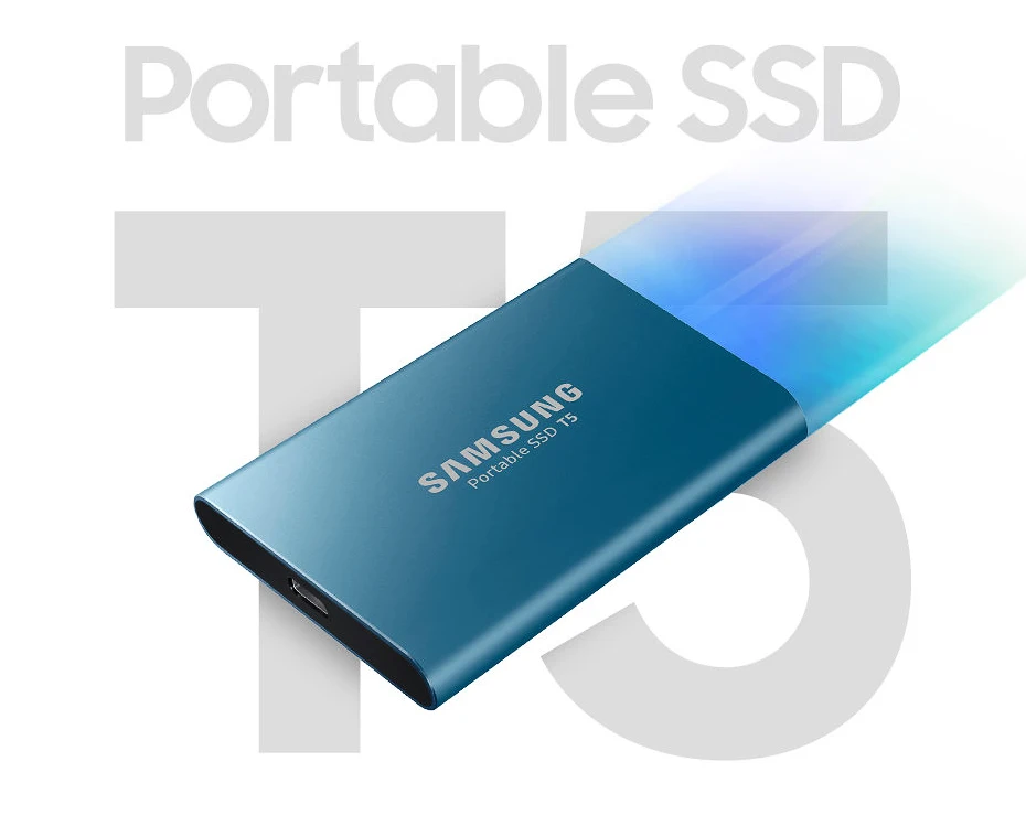 samsung T5 портативный SSD 500GB USB3.1 внешние твердотельные накопители USB 3,1 Gen2 и обратная совместимость для ПК