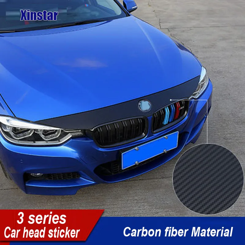 3D 5D углеродное волокно M Power Performance head sticker для bmw new 3 series 4 320i 328i M3 M4|Наклейки на
