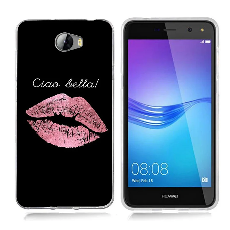 Для Huawei P9 Lite/P8 Lite/P10 Lite Y5 ii Y5ii чехол/5A LYO-L21/Y6 II чехол мягкий TPU для телефона задняя