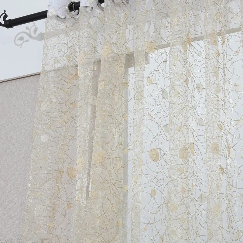 Light yellow Topfinel новинки птичье гнездо современные элегантная вышитые занавески для кухни Тюль для окна Чистый тюль для гостинной спальни Жалюзи Портьеры - Цвет: Light yellow
