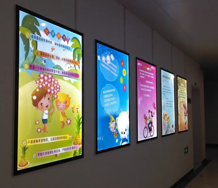 A1 светодиодная рамка с подсветкой для торгового центра | Лампы и освещение