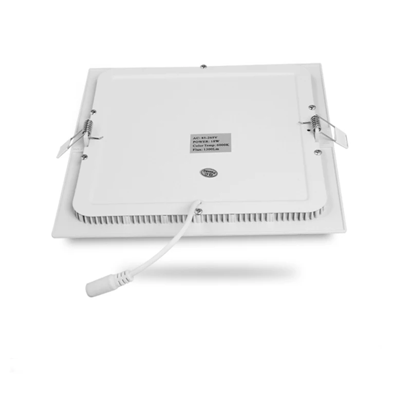 AC85 265V Ультра тонкий дизайн 3 Вт 6 9w12вт 15 18 светодиодный потолочный встраиваемый