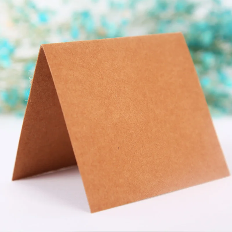 Винтажная крафт бумага свадебные вечерние карточка с именем и местом для душа| |