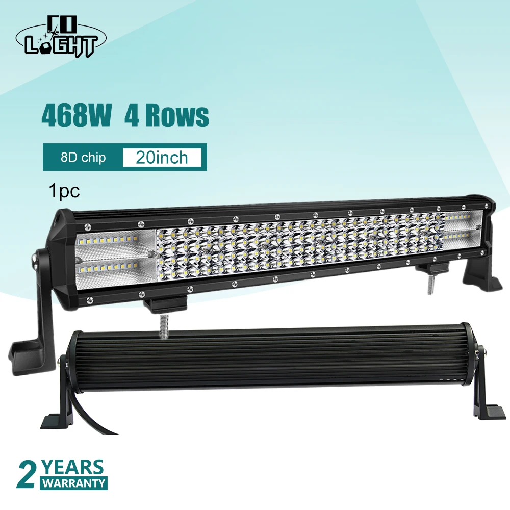 CO светильник Led Bar внедорожник 20 ''светильник s 468W 8D Combo автомобильный светодиод