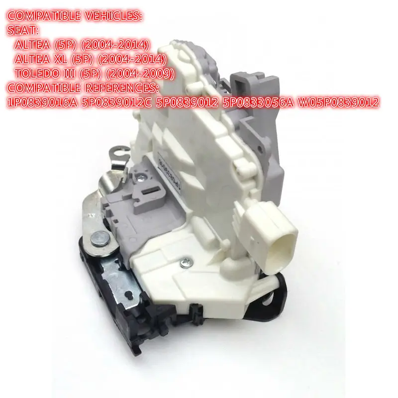 RIGHT FOR ALTEA TOLE Для сиденья Altea Толедо 3 mk3 Leon Altea XL 5P1 5P2 1P1 5P5 5P8/VW EOS 1F7 1F8 передний левый и правый замок привод замка 1P1837016 - Цвет: RIGHT FOR ALTEA TOLE