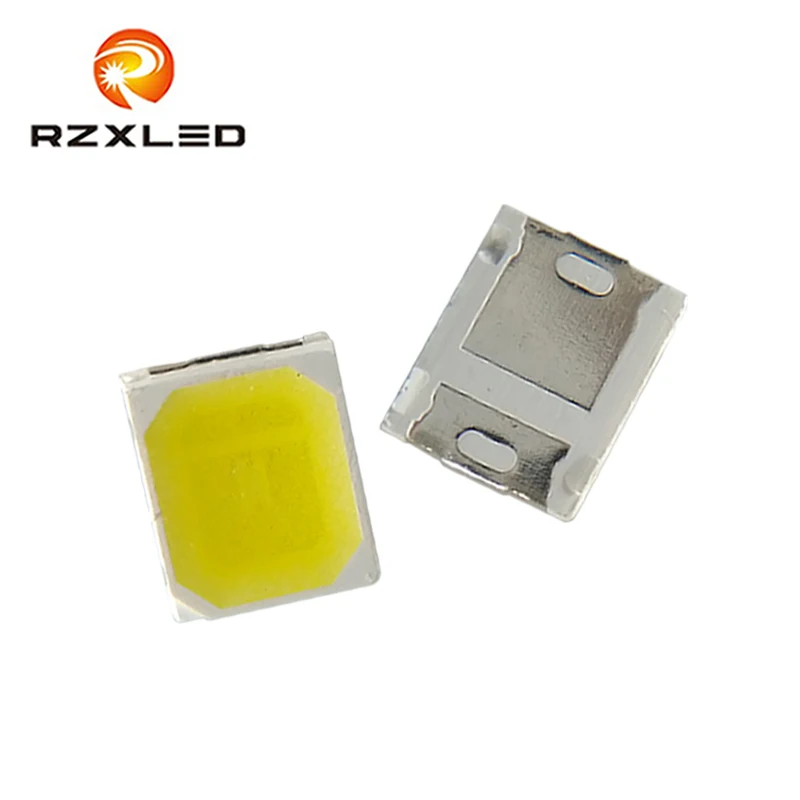 100 шт./лот LED 0 2 Вт 3В 60ма White5300K 5700K 6000K SMD 2835 пакет диод для вспышки камеры мобильного