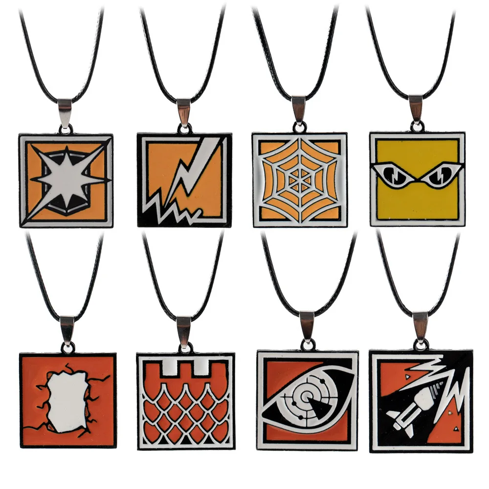 Game Rainbow Six Siege Necklaces for Women Tom Clancy's Tachanka Leather Necklace Male Men Jewelry Neckless Femme Dropshipping |