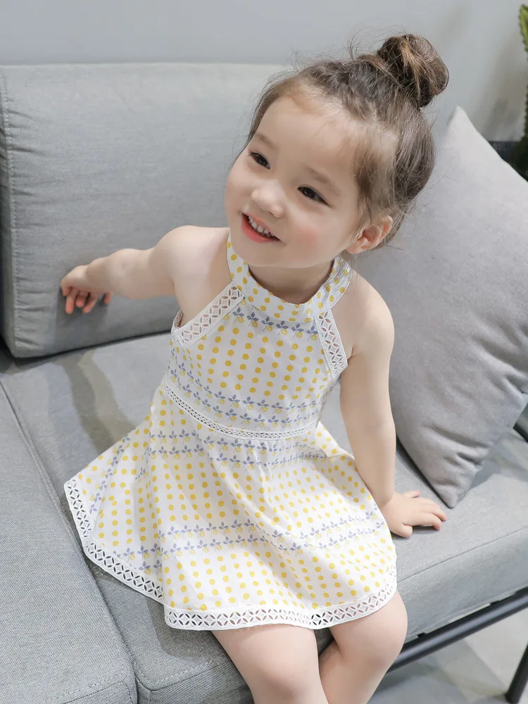 [Bosudhsou] ys-1 Girls Clothing Summer Girl Dress Children Kids Berry Vest Clothes | Детская одежда и обувь