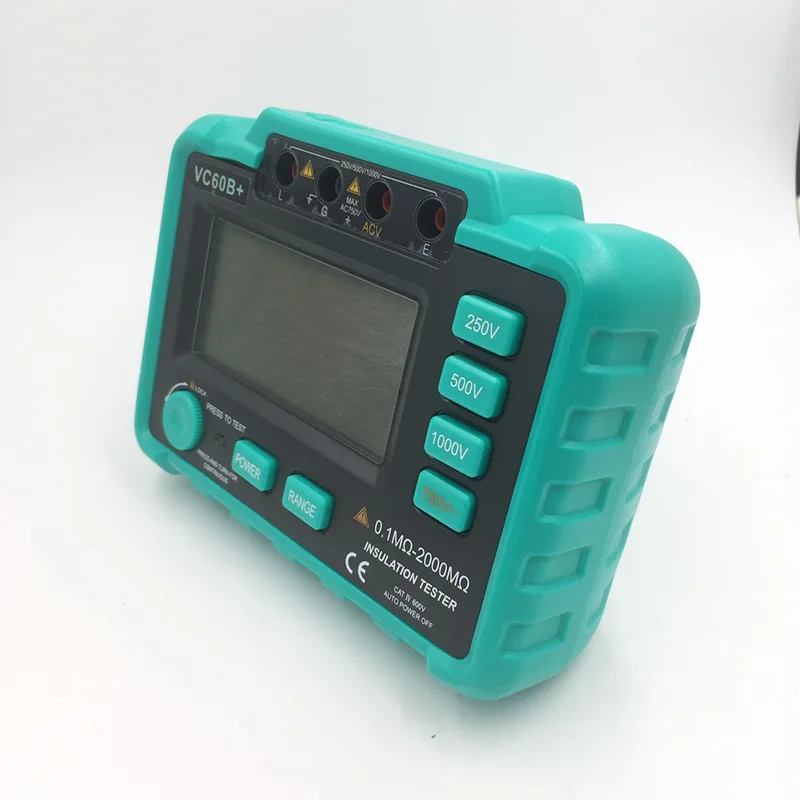 VC60B + цифровой тестер сопротивления изоляции Megohm Megohmmeter заземление сопротивление