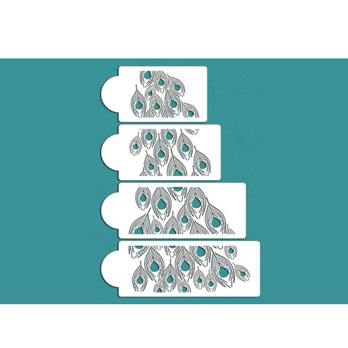 Трафарет для торта с павлином 4 шт./компл.|cake stencil|decorating toolsmoldes fondant |