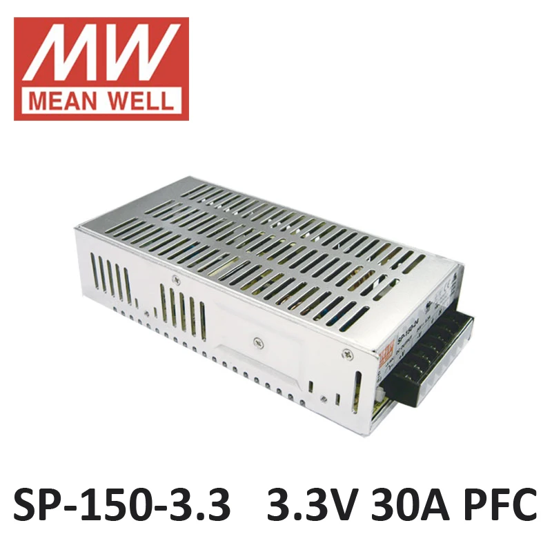 лабораторный блок питания MEAN WELL SP 150 3.3 Импульсный Источник Питания В 30A 99 Вт PFC
