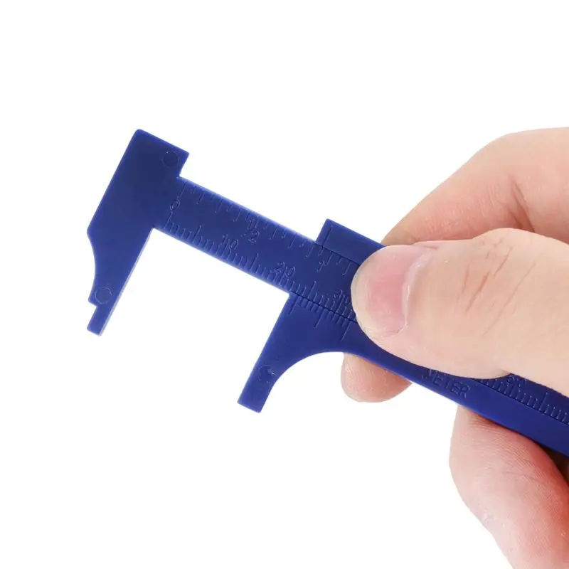 2 шт. 0-80 мм двойное правило весы Пластиковый штангенциркуль измерительный Мини