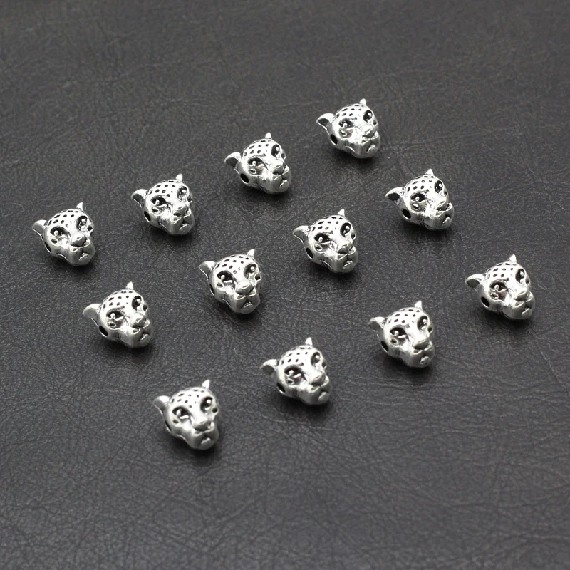 Подвески в виде головы леопарда под старину серебро золото 20 шт./лот для