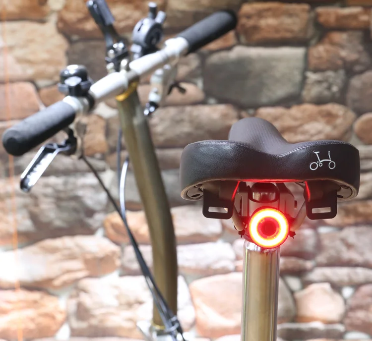 Smart Bike Bicycle Taillight Auto Start/Stop Brake Sensing IPx6 Waterproof USB Rechargeable Led Cycling Tail Light for | Спорт и