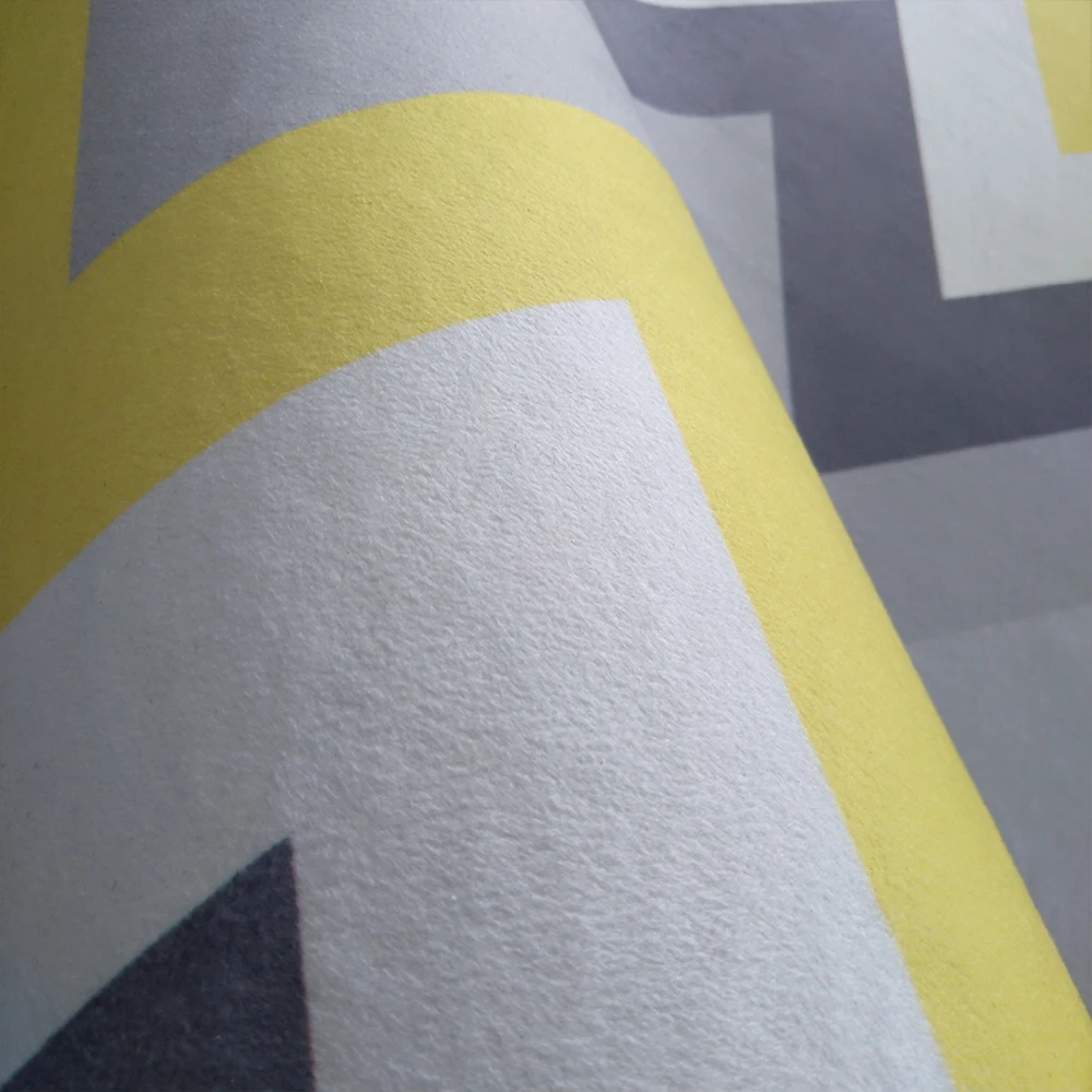 Модный современный скандинавский стиль геометрический желтый серый шеврон